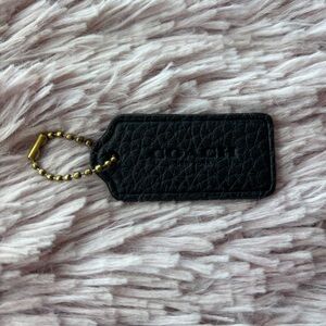 COACH Leather Hangtag